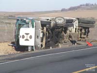 Accident near Mesa,Wa