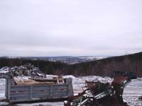 A scrap yard in Coaticook, Quebec