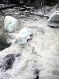 Rivire Magog River - Barrage Abnaquis Dam