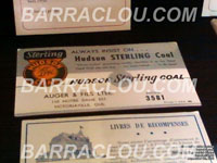 Promo item advertising Hudson Sterling coal
