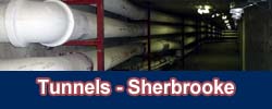 Sherbrooke,QC tunnels