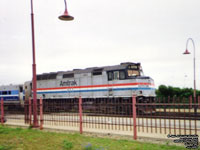 Amtrak 311 - A F40PHR built with internal parts from SDP40F 601 - Leased from RWLL
