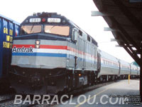 Amtrak 281 - F40PHR (Build with internal parts from SDP40F 555) - California State Railroad Museum