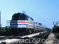 Amtrak 307 - F40PH - Preserved NC Transportation Museum, Spencer,NC