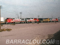 ATSF 550, 7447, 110 and 534