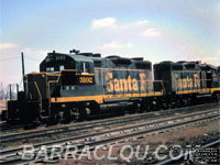 ATSF 3102 - GP20 (To ATSF 3002, then PREX 2002 -- Nee ATSF 1102) & ATSF 1173 - GP20 (To ATSF 3173, then TPW 2006)