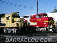 ATSF 3422 - GP39-2 (To BNSF 2791 -- Ex-ATSF 3626, exx-ATSF 3126, nee ATSF 3626) and ATSF 535