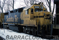 ATSF 3688 - GP39-2 (To BNSF 2944)