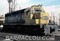 ATSF 5003 - SD40u (To BNSF 6303 -- Nee ATSF 1703)