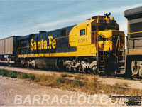 ATSF 9501 - SF30C (Nee ATSF U36C 8728, rebuilt as ATSF SF30C 9501, then retired by ATSF)