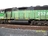 BNSF 2334 - GP38-2 (ex-BN 2334, nee SLSF 663)