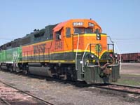 BNSF 2348 - GP38-2 (ex-BN 2348, nee SLSF 678)