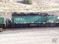 BNSF 2899 - GP39M (ex-BN 2899, exx-SP 6640, nee SP 7743)