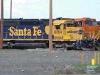 BNSF 6764 - SD40-2 (Re# BNSF 1645 -- nee ATSF 5105)