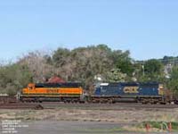 BNSF 7334 - SD40-2 (Re# BNSF 6994, then RSIX 6994 -- nee CN 5066) & CSXT 8317 - SD40-2