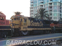 BNSF 8617 - B40-8 (nee ATSF 7427)