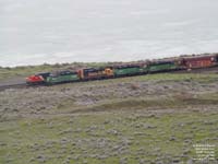 BNSF Railway action in Wishram,WA