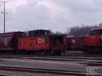 Canadian National Railway van near Quebec City,QC.