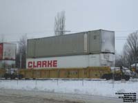 TTX - DTTX 580552 - Canadian Tire (ex-Navieras de Puerto Rico) & Clarke containers