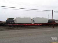 Windmill parts on a KRL flat car