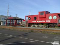 Unidentified caboose in Rockaway Beach,OR