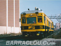 Sperry Rail Service (SRS) MOW equipment on Canadian Pacific Railway