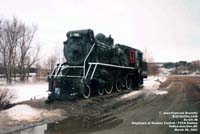 MLW 4-6-4T No. 46 Displayed at Vallee-Jonction Station (Ex-HD O'Connell 46, exx-CN 46, nee GTR 1541)