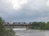 Pont de la rivire rouge du CN, Winnipeg,MB
