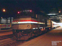 Chicago-based (Midwest pool) Amtrak *cabbage* baggage car / NPCU No. 90368 (ex-AMTK F40PH 368)
