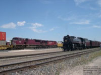 Canadian Pacific Railway restored steam power vs Modern diesel-electric power (1),