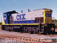 CSXT 1182 - MP15AC (ex-SBD 4212, nee SCL 4212)