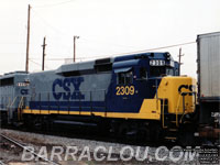 CSXT 2309 - Slug (ex-CSXT 4099, nee C&O GP30 3022) Road Slug Mate to CSXT 6404