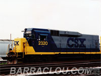 CSXT 2320 - Slug (ex-CSXT 4097, nee C&O GP30 3007) Road Slug Mate to CSXT 6491