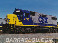 CSXT 2710 - GP38-2 (ex-SBD 6059, nee SCL 6059)