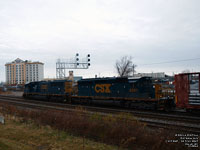 CSXT 4001 - SD40-3 (Ex-CSXT 8142, exx-SBD 8142, nee L&N 8142)