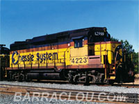 CSXT 4223 - GP30 (To AGR 2180 -- Nee C&O 3029)