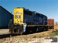 CSXT 4319 - GP39-2 (Ex-DH 7419, Nee RDG 7419)