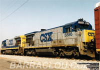 CSXT 5889 and 5886 - B36-7 (ex-SBD 5889 and 5886)