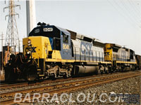 CSXT 8041 - SD40-2 (ex-SBD 8041, L&N 8041) and CSXT 7570