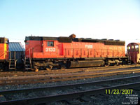 EIRR 3133 - SD45 (Future WAMX 4501, ex-EMDX 3133, nee SOU 3133)