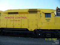 WAMX 302 - GP30 rebuilt to a remote control platform (ex-ISCX 3005, exx-OHCR 3005, exxx-CR 2247, exxxx-PC 2247, nee PRR 2247)