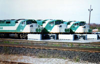 GO Transit 546, 548 & 547 - F59PH (548 was sold to AMT)