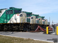 GO Transit 556, 523, 537 & 549 - ALL Retired F59PH (556 was sold to AMT)