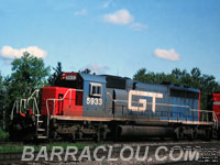 GTW 5933 - SD40-2 (ex-UP 4178, nee MP 3178)