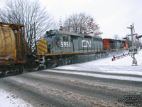 GTW 5951 - SD40-3 (ex-KCS 6634, nee CN 5191)