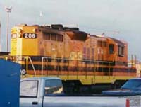 Huron Central 208 - GP9 (ex-B&P 208, nee C&O 5493)