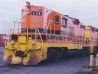 Huron Central 209 - GP9 (ex-B&P 209, nee C&O 5492)