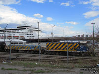 Port of Montreal 1003 - RP20BD and Port of Montreal 2009 - GP9 slug (ex-GTW 4530, nee GTW 4930)