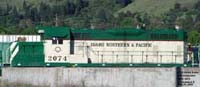 Idaho Northern and Pacific (INPR) 2074 - GP7R (ex-ATSF 2074; nee ATSF 2876)