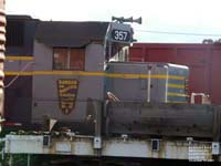 WAMX 3828 - GP38-3 (ex-WAMX 357, exx-BAR 357, nee BAR 83)